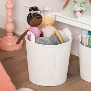 Pillowfort Large Waffle Storage Basket